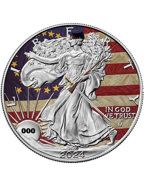 CIVIL WAR Moneta Argento 1 Oz 1 USA 2024