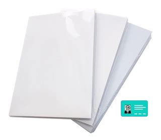 Hojas De Pvc A Para Credenciales X Laminacion Mercadolibre