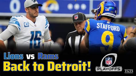 Lions Vs Rams Nfl Playoff Preview Predictions Youtube