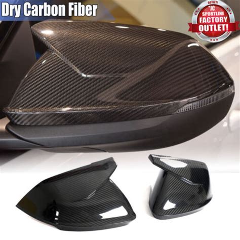 Fit For Audi Rsq8 Rs Q8 2021up Dry Carbon Side Rearview Mirror Cover Caps Add On Ebay