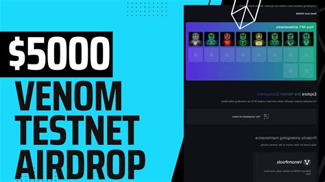 How To Complete Venom Testnet Airdrop Task Venom Testnet Airdrop