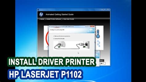 Cara Install Driver Printer Hp Laserjet P1102 Dari Mulai Download Sampai Selesai Youtube