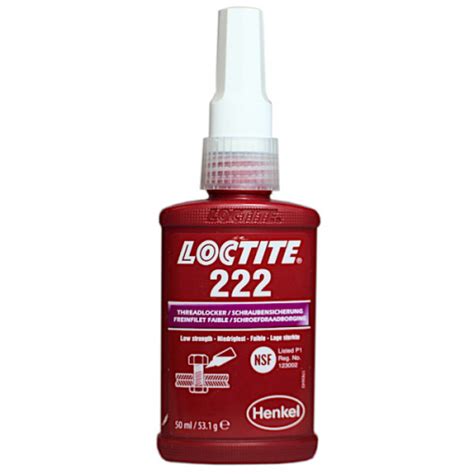 LOCTITE 222 50ML Flasche IDH 195743 Schaubensicherung Niedrigfest