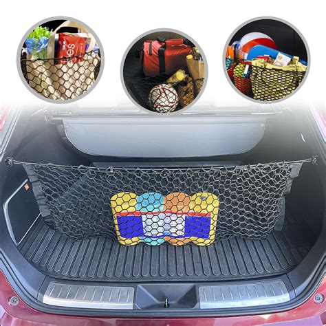 Amazon Envelope Style Automotive Elastic Trunk Mesh Cargo Net For