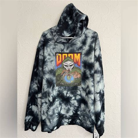 Junk Food SMOKE BLAST MF DOOM ILLEST VILLAIN HOODIE JUNK FOOD XXL NWT