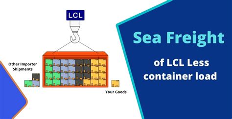 Sea Freight Of Lcl Less Container Load Freightandmore