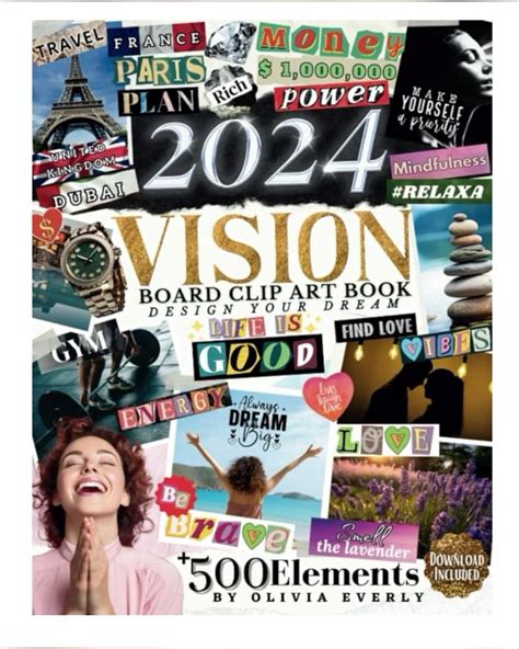 Vision Board Clip Art Book An Extensive Collection Of Inspiring