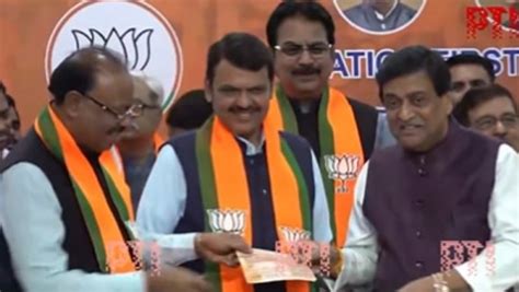 Maharashtra Deputy Cm Devendra Fadnavis Welcomes Ashok Chavan To Bjp Mint