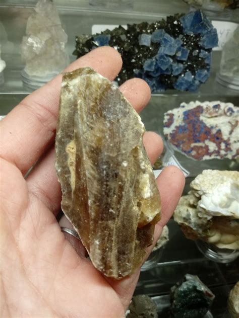 Kalcyt Czekoladowy Mineral Kamien Duzy Kalcyt Rybna Olx Pl