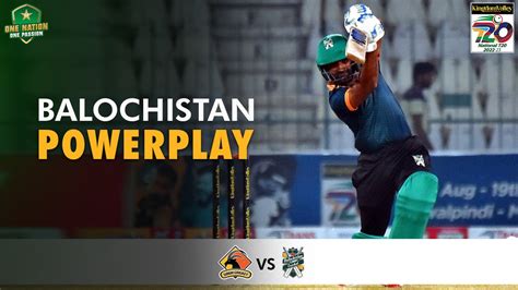 St Innings Powerplay Balochistan Vs Sindh Match National T