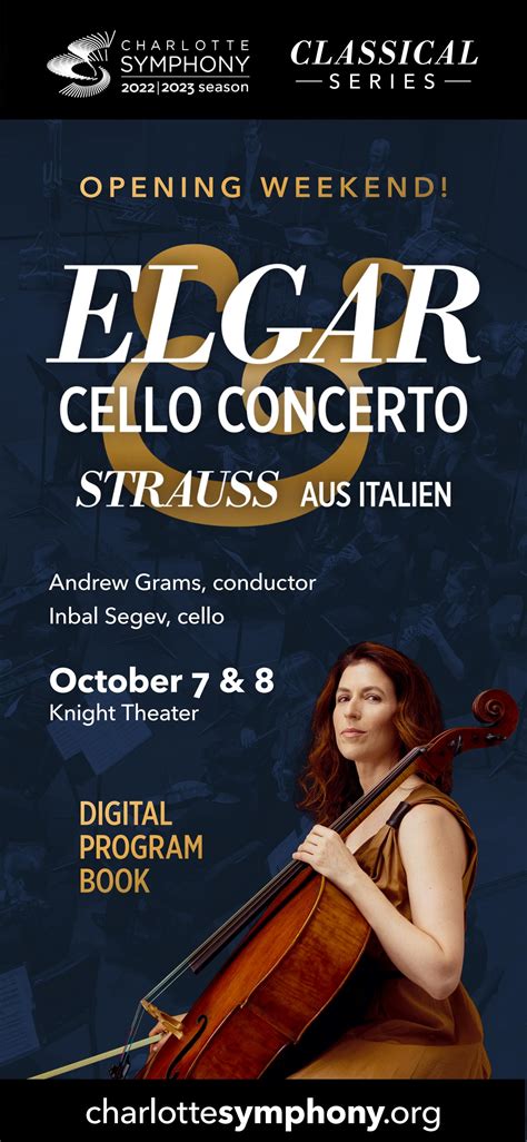 CSO Elgar Cello Concerto Program 10 07 22 By Charlotte Symphony Issuu