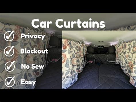 Kia Soul Car Camper Part Car Curtains Youtube