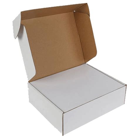 Wholesale White Corrugated Boxes Custom Printed White Corrugated