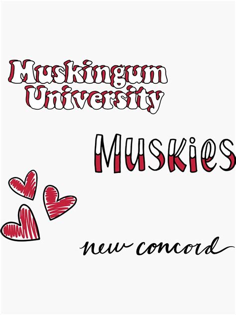 Muskingum University Pack Sticker By Emkepp32 Redbubble