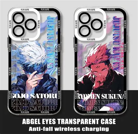 Japan Anime Jujutsu Kaisen Gojo Satoru Phone Case For Iphone 15 14 13