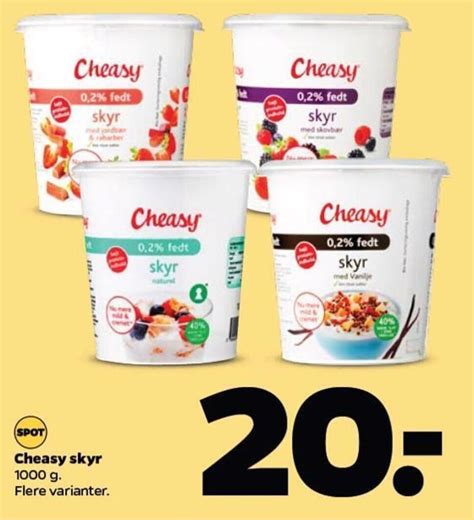 Cheasy Skyr Tilbud Hos Netto