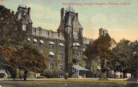 Main Building General Hospital, Toronto, Canada Hospital Postcard ...