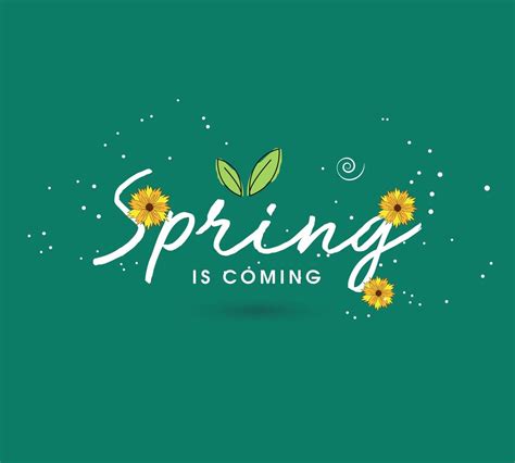 Spring Typography