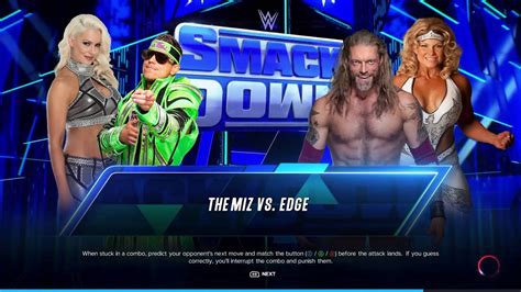 The Miz W Maryse Vs Edge W Beth Pheonix The A Lister Vs The Rated