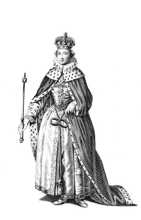 Mary Queen Of Scots 1542 1587 Drawing By Mary Evans Picture Library