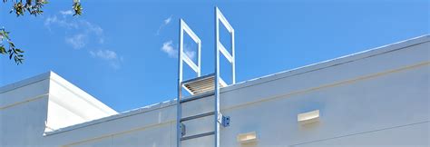 Aluminum Building Roof Access Ladder Fabricator Installer Florida