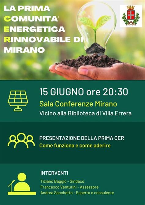 Presentazione pubblica della prima Comunità Energetica Rinnovabile di