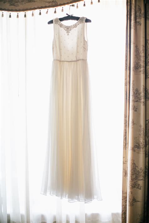Ivory Silk Chiffon and Crepe Wedding Dress