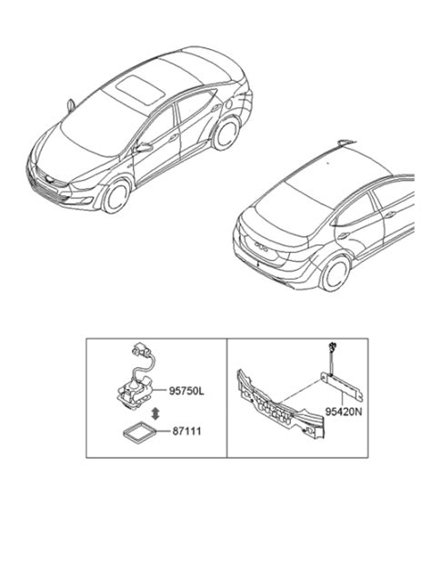 Relay And Module 2013 Hyundai Elantra Us Alabama Made