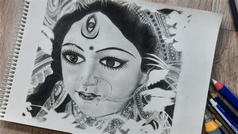 Durga Maa Drawing Drawing Competition For Durga Puja YouTube