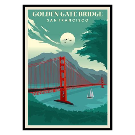 Golden Gate Bridge San Francisco USA Poster | Buy Posters & Art Prints at Posternature.com