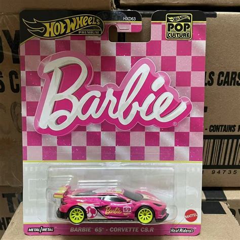 Hot Wheels Popular Hxd Car Entertainment Culture Alloy Car Model Barbie Corvette Boy And