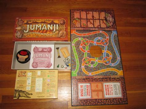 1995 Milton Bradley Jumanji Board Game Complete In Box In Excellent