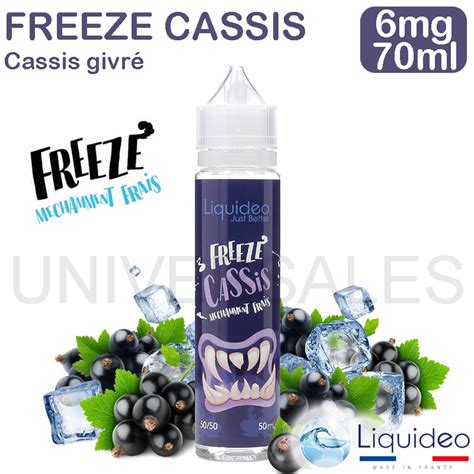 E Liquide Freeze Cassis Ml Liquideo