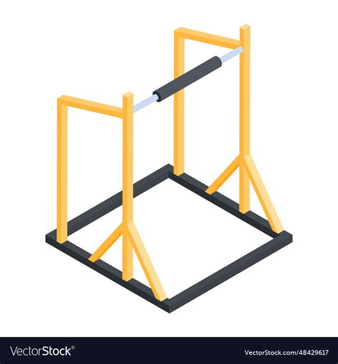 Gym equipment isometric icon Royalty Free Vector Image