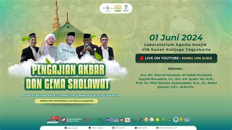 Pengajian Akbar Dan Gema Sholawat Harlah Kmnu Uin Suka Ke Bersama