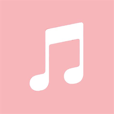 Pink aesthetic apple music app icon logo – Artofit