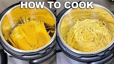 How To Cook Plain Spaghetti Pasta In The Instant Pot Youtube