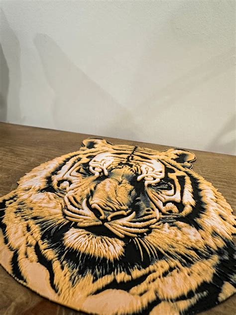 3D Printed Tiger Art - Etsy