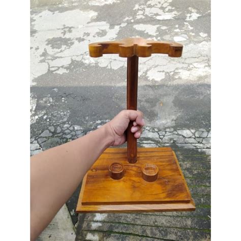 Jual Stand Jagrak Tempat Keris Kayu Jati Shopee Indonesia