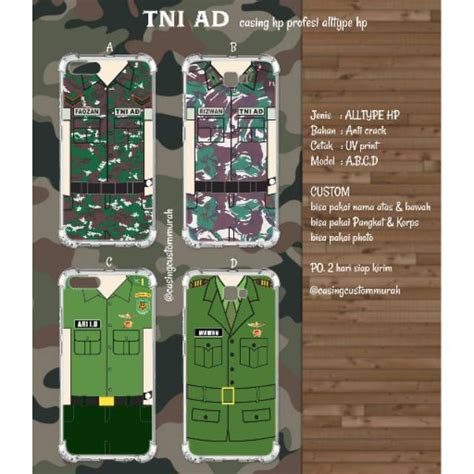 Jual Casing Seragam Loreng TNI AD ALLTYPE HP Shopee Indonesia