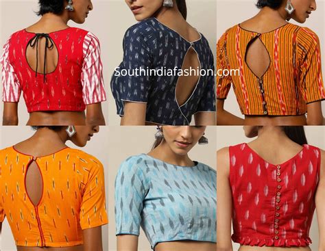 Readymade Ikat Cotton Blouse Designs Shop Online Artofit