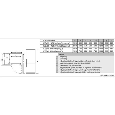 BOSCH KGE394LCA Serie 6 Free Standing Bottom Freezer Refrigerator