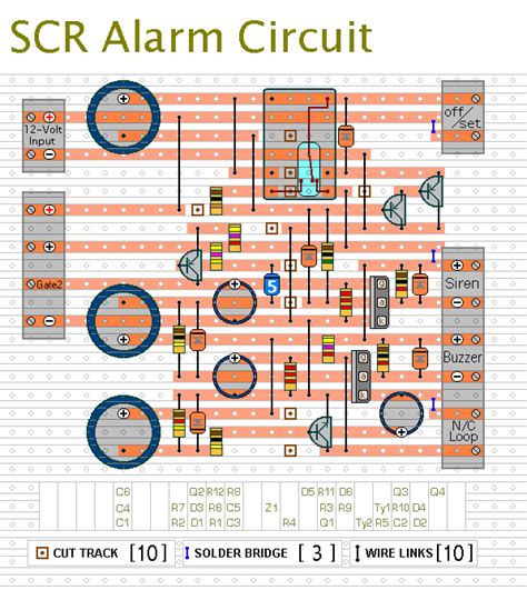 Expandable Scr Based Burglar Alarm Under Repository Circuits 35420 Nextgr