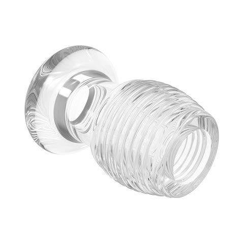 New Threaded Hollow Anal Plug 3 Size