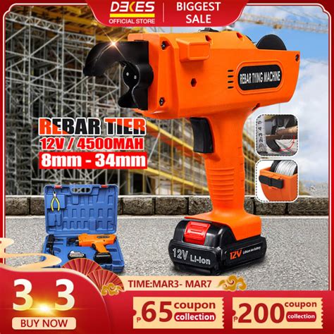 Dekes V Automatic Rebar Tier Building Tying Machine Handheld Tool