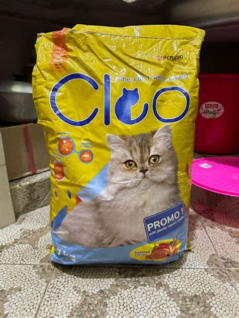 Cleo Cat Food Kg Seafood Perlengkapan Hewan Makanan Hewan Di Carousell