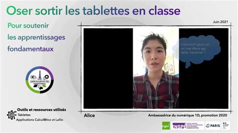 Podeduc Num Rique Ducatif Enseigner Oser Sortir Les Tablettes En