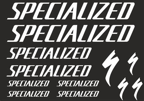 Specialized Stickers Decals Vinyl Frame Bicycle Mtb Road Bike | Etsy