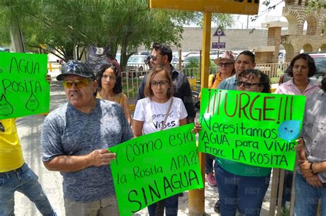 Vecinos De La Rosita Se Manifiestan Por Falta De Agua