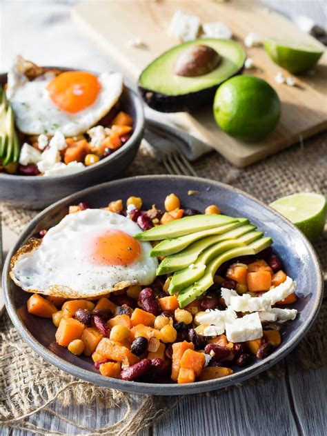 Healthy Breakfast Bowl (GF) - Sweet Potatoes and Beans | The Worktop